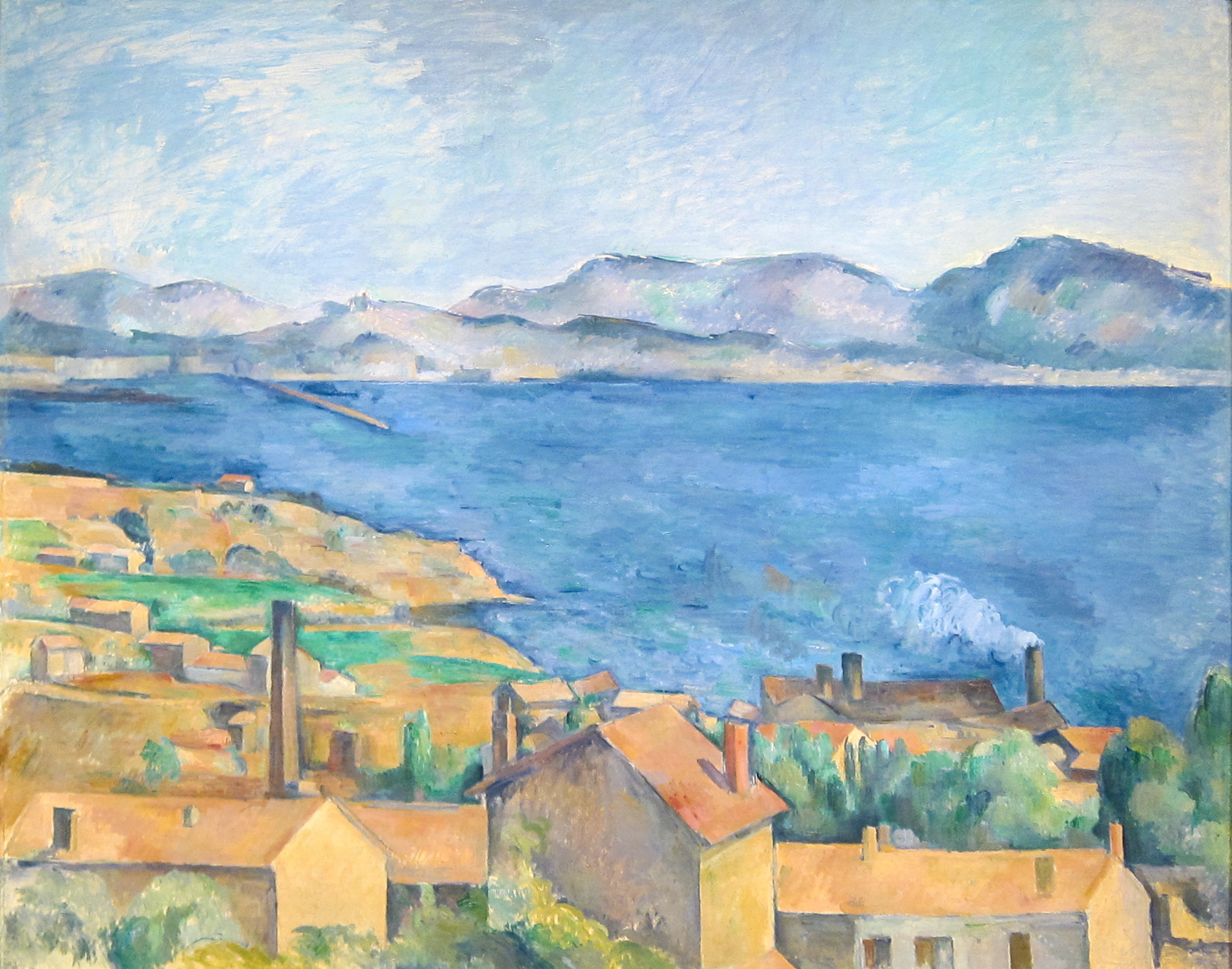 Paul Cezanne, The Bay of Marseilles, Seen from L'Estaque, c. 1885