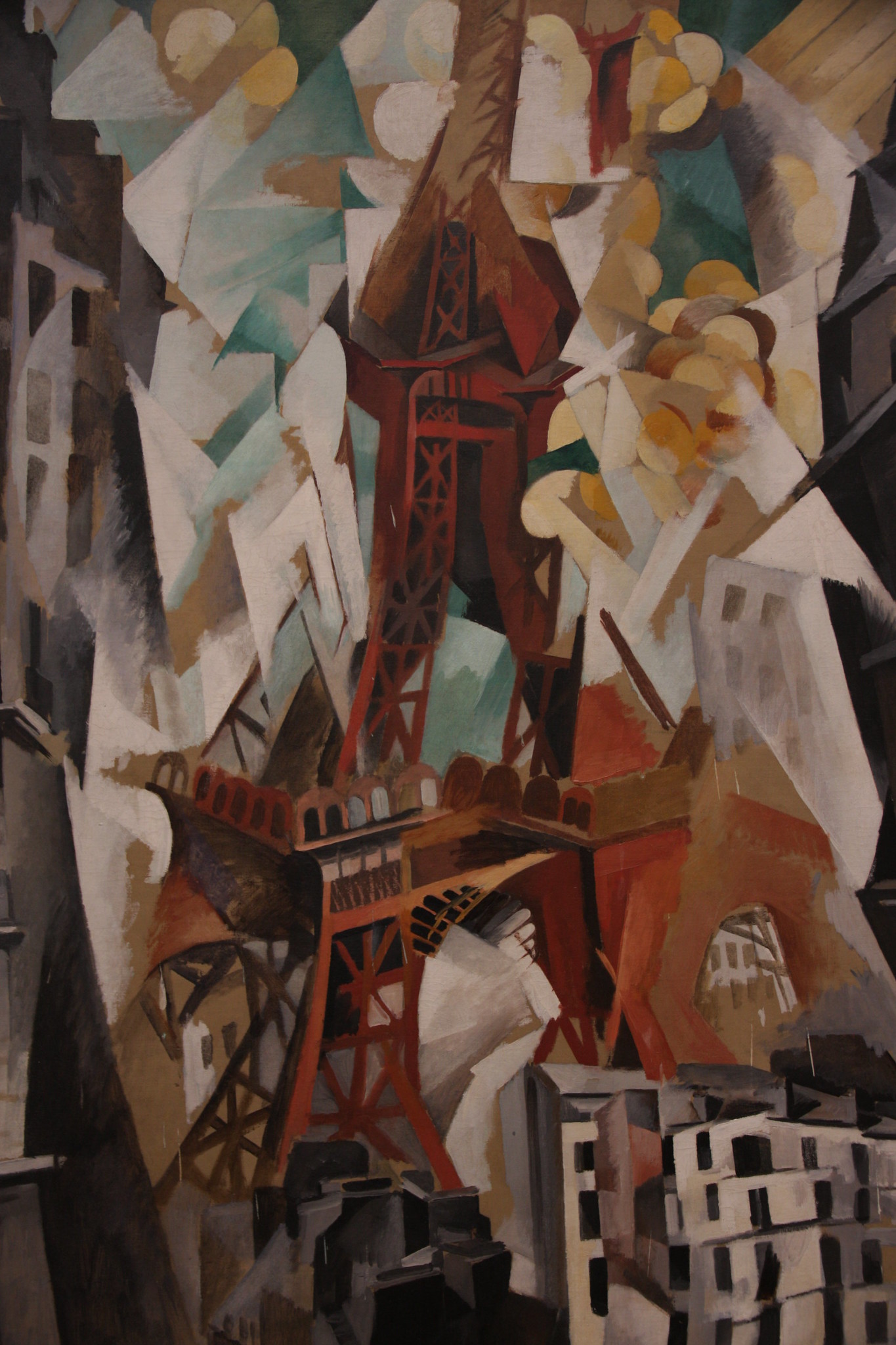 Robert Delaunay, Champs de Mars, The Red Tower, 1911